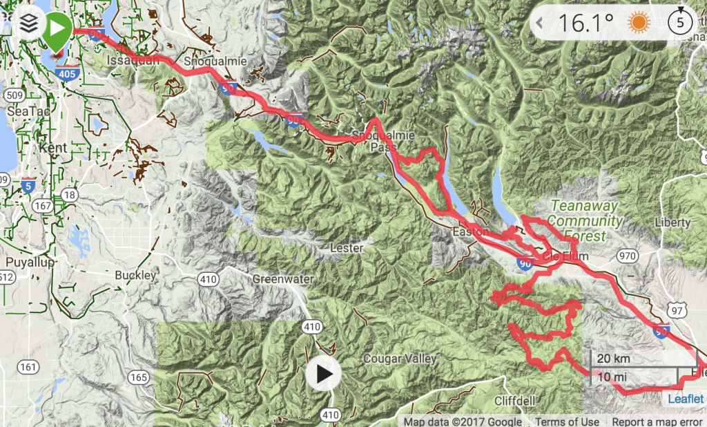 Route for Husky 701 first adventure ride