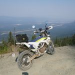 Husky 701 Enduro above Cle Elum