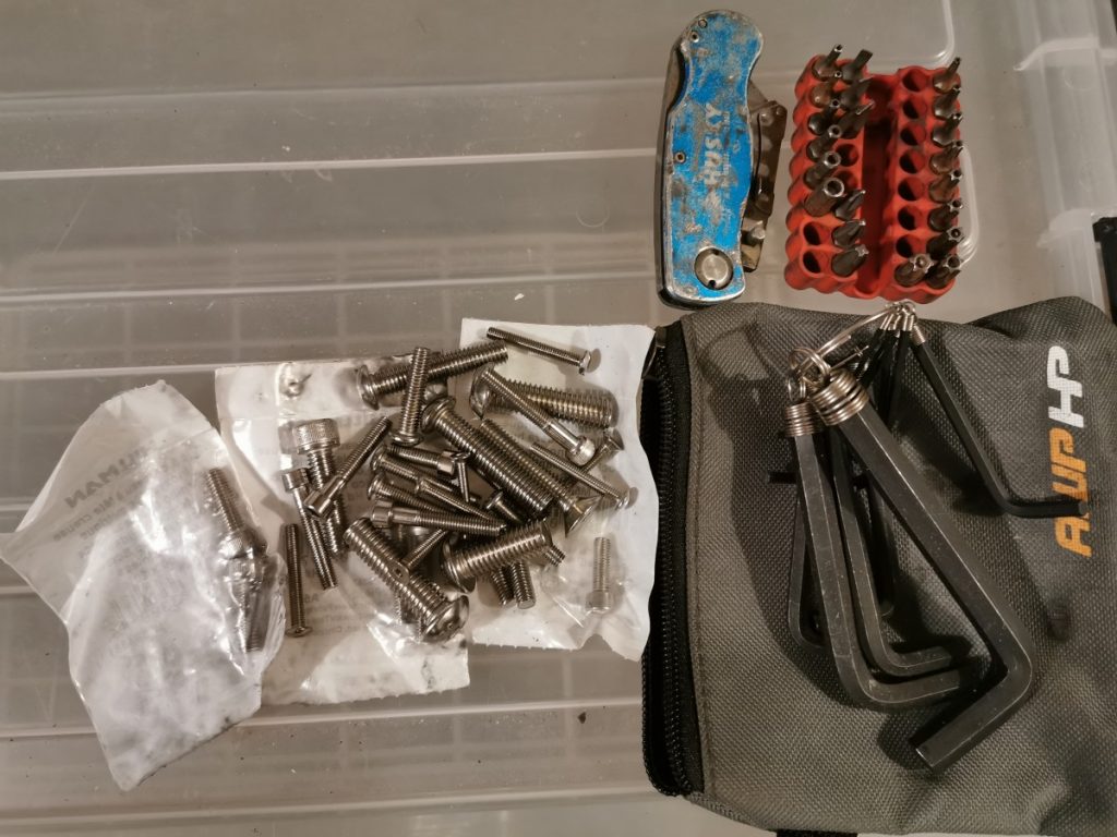 motorcycle tools packing list